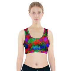 Color Art Bright Decoration Sports Bra With Pocket by Nexatart