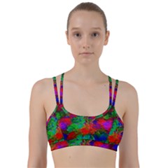 Color Art Bright Decoration Line Them Up Sports Bra