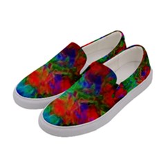 Color Art Bright Decoration Women s Canvas Slip Ons by Nexatart