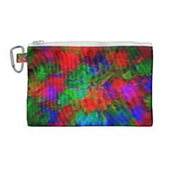 Color Art Bright Decoration Canvas Cosmetic Bag (large) by Nexatart