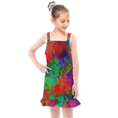 Color Art Bright Decoration Kids  Overall Dress