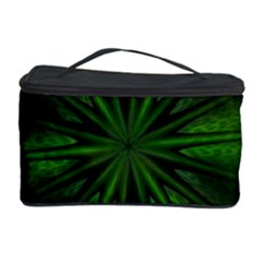 Green Fractal Art Artistic Pattern Cosmetic Storage by Nexatart