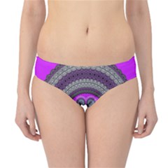 Round Pattern Ethnic Design Hipster Bikini Bottoms