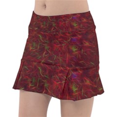 Abstract Pattern Color Shape Tennis Skirt