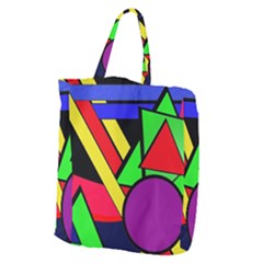 Background Color Art Pattern Form Giant Grocery Tote by Nexatart