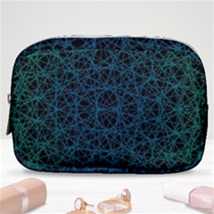 Background Lines Pattern Line Art Make Up Pouch (small)