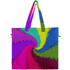 Art Abstract Pattern Color Canvas Travel Bag by Nexatart