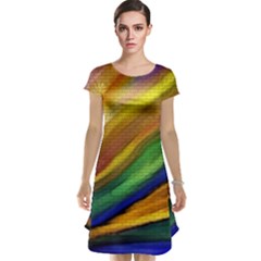 Graffiti Painting Pattern Abstract Cap Sleeve Nightdress by Nexatart