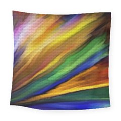 Graffiti Painting Pattern Abstract Square Tapestry (large)