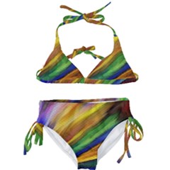 Graffiti Painting Pattern Abstract Kids  Classic Bikini Set