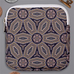 Pattern Decoration Abstract Mini Square Pouch