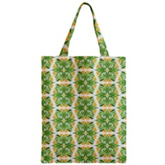 Pattern Abstract Decoration Flower Zipper Classic Tote Bag by Nexatart