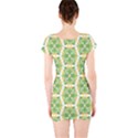 Pattern Abstract Decoration Flower Short Sleeve Bodycon Dress View2