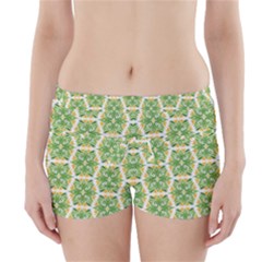 Pattern Abstract Decoration Flower Boyleg Bikini Wrap Bottoms by Nexatart