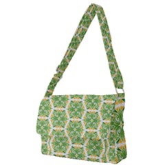 Pattern Abstract Decoration Flower Full Print Messenger Bag