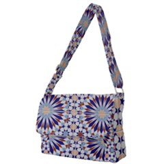 Morocco Essaouira Tile Pattern Full Print Messenger Bag