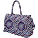 Morocco Essaouira Tile Pattern Duffel Travel Bag View1