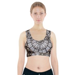 Pattern Abstract Structure Art Sports Bra With Pocket by Nexatart