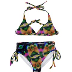 Butterfly Color Pop Art Kids  Classic Bikini Set