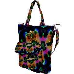 Butterfly Color Pop Art Shoulder Tote Bag