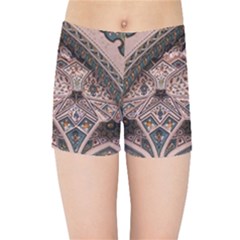 Pattern Decoration Art Architecture Kids Sports Shorts by Nexatart