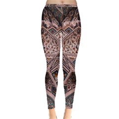 Pattern Decoration Art Architecture Inside Out Leggings by Nexatart