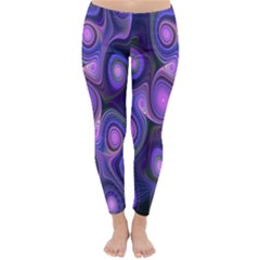 Abstract Pattern Fractal Wallpaper Classic Winter Leggings by Nexatart