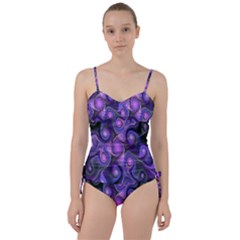 Abstract Pattern Fractal Wallpaper Sweetheart Tankini Set by Nexatart