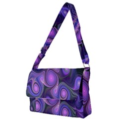 Abstract Pattern Fractal Wallpaper Full Print Messenger Bag