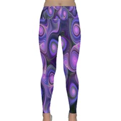 Abstract Pattern Fractal Wallpaper Lightweight Velour Classic Yoga Leggings