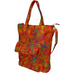 Abstract Pattern Art Canvas Shoulder Tote Bag