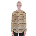 Wicker Model Texture Craft Braided Womens Long Sleeve Shirt View1