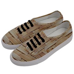 Wicker Model Texture Craft Braided Men s Classic Low Top Sneakers by Nexatart