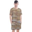 Wicker Model Texture Craft Braided Men s Mesh Tee and Shorts Set View1