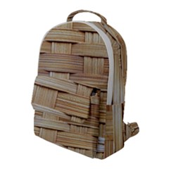 Wicker Model Texture Craft Braided Flap Pocket Backpack (large) by Nexatart