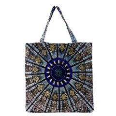 Pattern Art Form Architecture Grocery Tote Bag by Nexatart