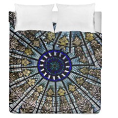 Pattern Art Form Architecture Duvet Cover Double Side (queen Size)