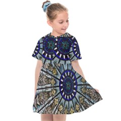 Pattern Art Form Architecture Kids  Sailor Dress