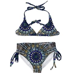 Pattern Art Form Architecture Kids  Classic Bikini Set