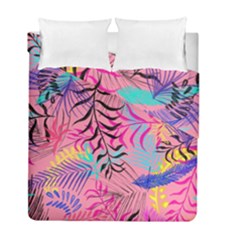 Illustration Reason Leaves Design Duvet Cover Double Side (full/ Double Size) by Nexatart