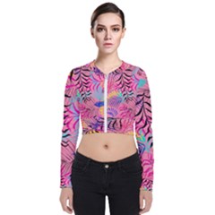 Illustration Reason Leaves Design Zip Up Bomber Jacket by Nexatart