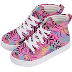 Illustration Reason Leaves Design Kid s Hi-top Skate Sneakers by Nexatart