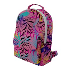 Illustration Reason Leaves Design Flap Pocket Backpack (large) by Nexatart