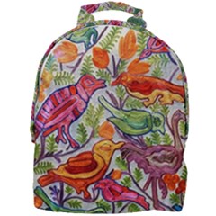 Art Flower Pattern Background Mini Full Print Backpack