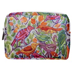 Art Flower Pattern Background Make Up Pouch (medium)