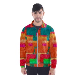 Pattern Texture Background Color Windbreaker (men) by Nexatart