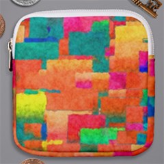 Pattern Texture Background Color Mini Square Pouch