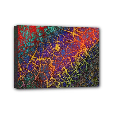 Background Desktop Pattern Abstract Mini Canvas 7  X 5  (stretched) by Nexatart