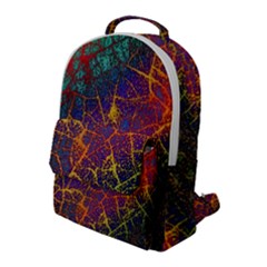 Background Desktop Pattern Abstract Flap Pocket Backpack (large)