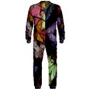 Fall Leaves Abstract OnePiece Jumpsuit (Men)  View2